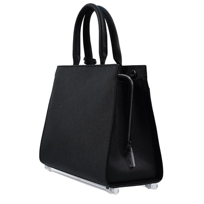 BRIXTON LEATHER HANDBAG BLACK