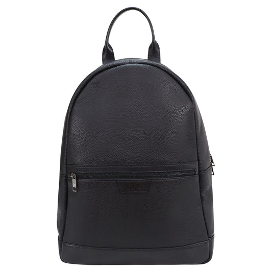 CARES LEATHER BACKPACK BLACK