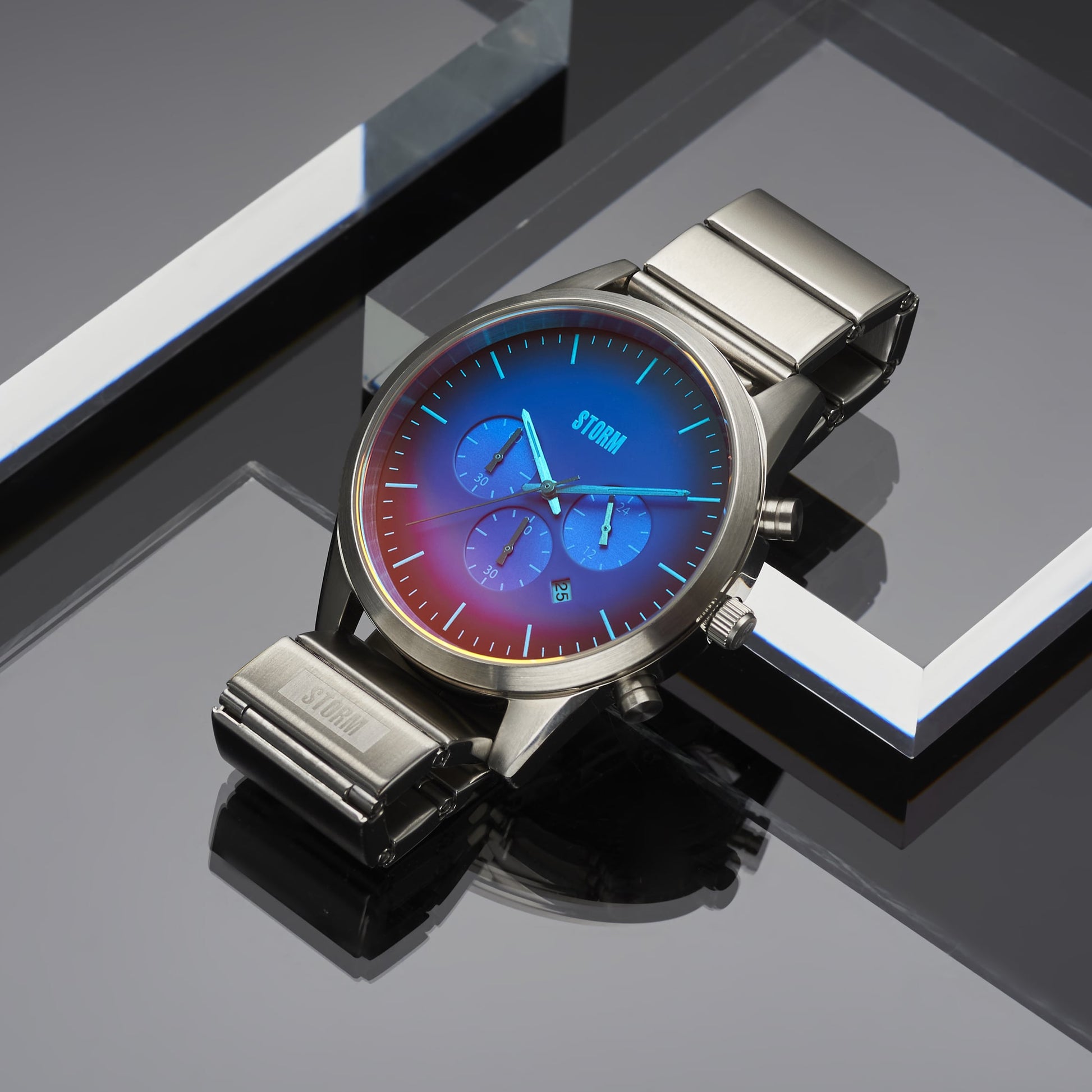 STORM CRUSADER LAZER BLUE PHOTOCHROMIC WATCH