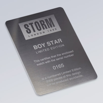 STORM BOY STAR CERTIFICATE