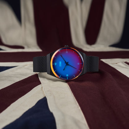 STORM PINNACLE SLATE BLUE WATCH BRITISH BRAND