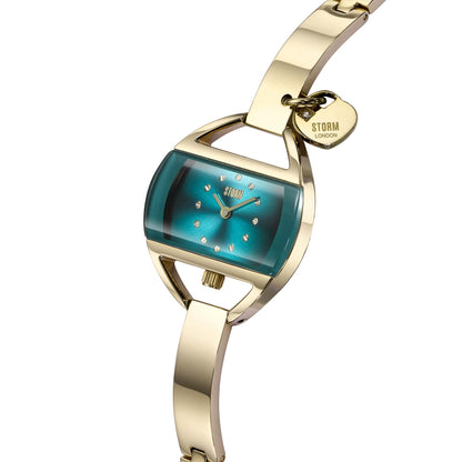 TEMPTRESS CHARM GOLD-TEAL