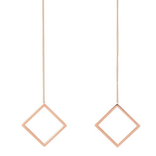 ZU EARRING ROSE GOLD